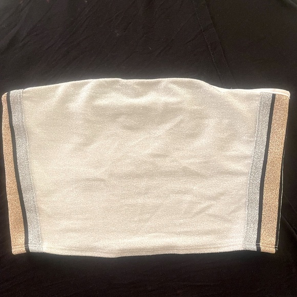 Pink by Victoria’s Secret silver and gold be dead top size M - Picture 2 of 5